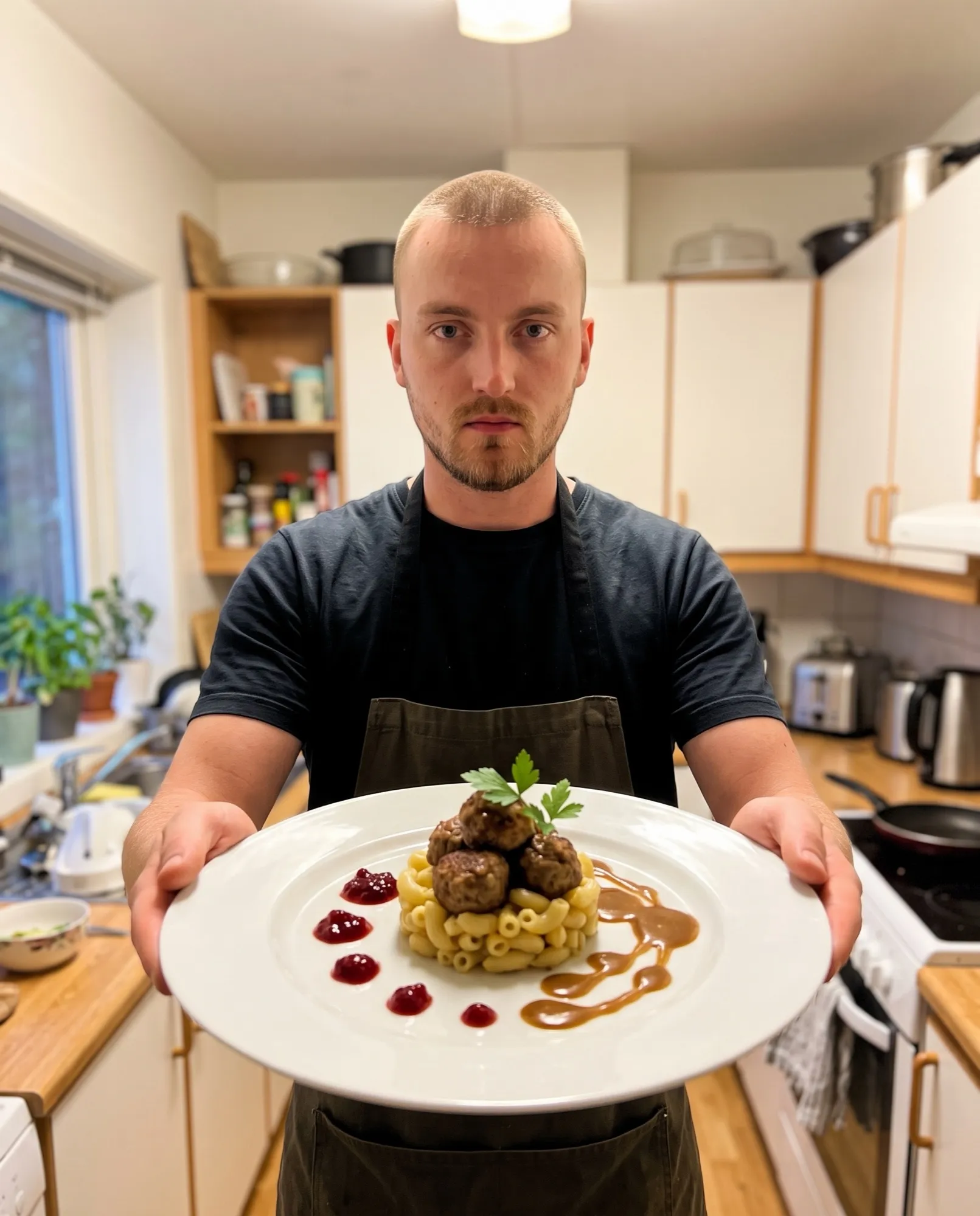 Sveriges bästa kock visar upp en tallrik