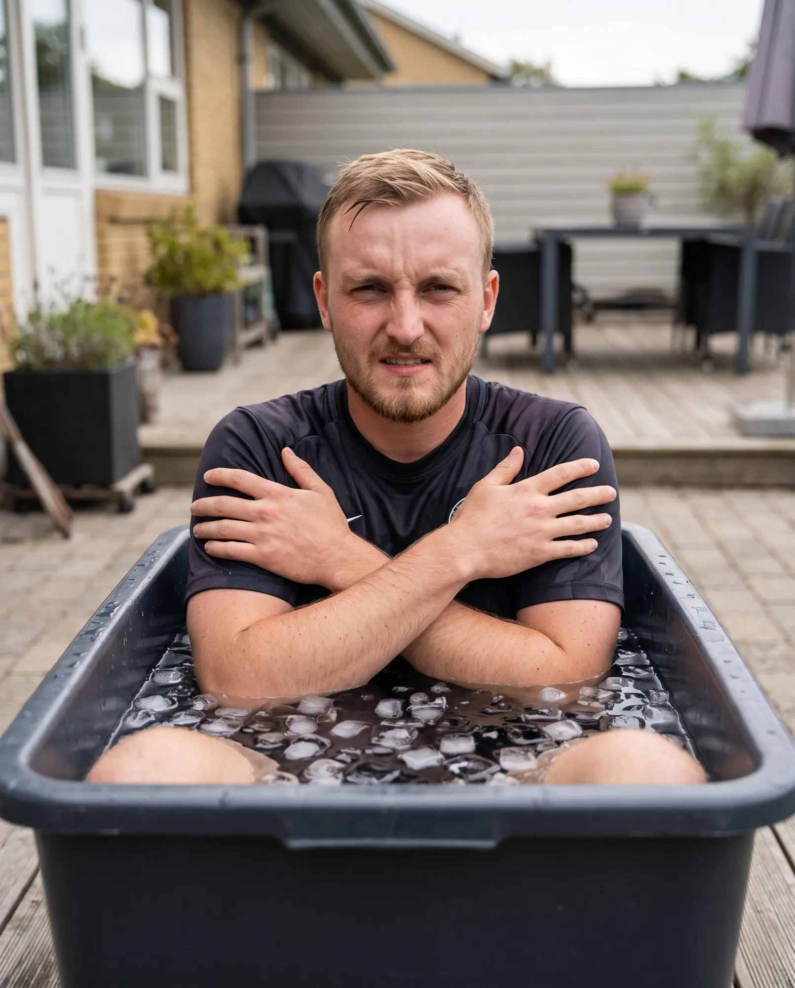 Världens bästa fotbollsspelare återhämtar sig i isbad
