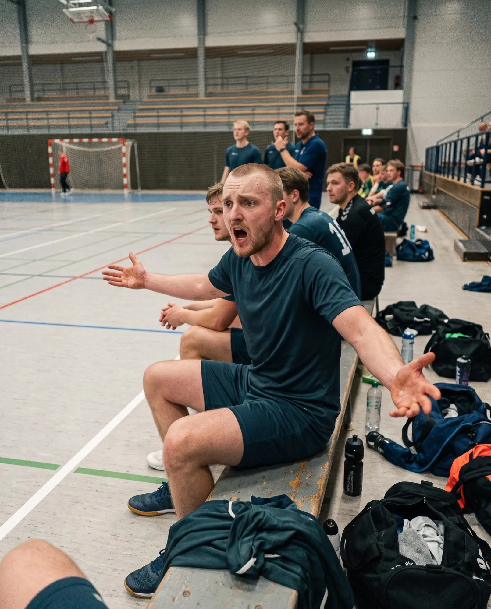Världens bästa handbollsspelare på utvisningsbänken