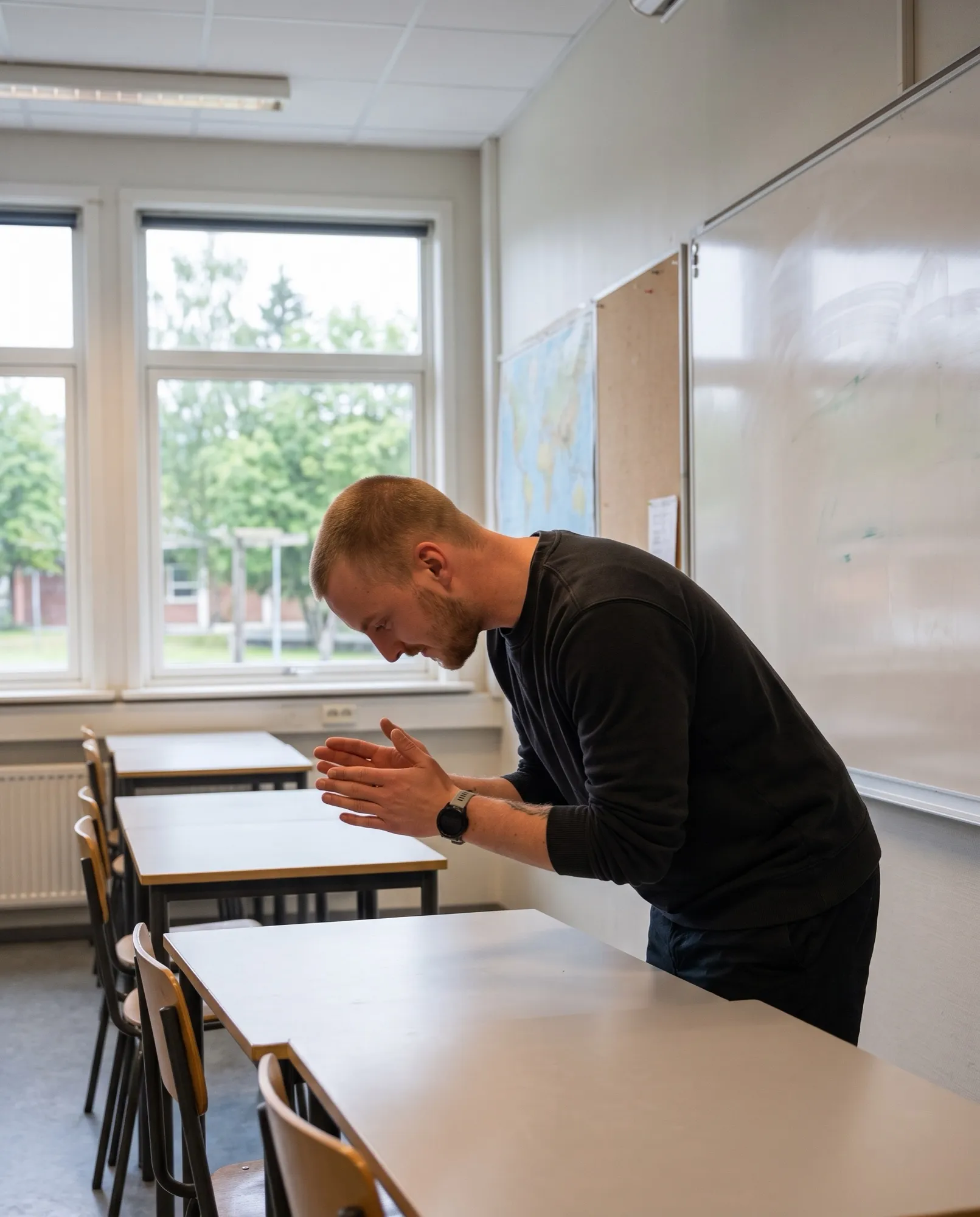 Världens bästa lärare tar emot applåder