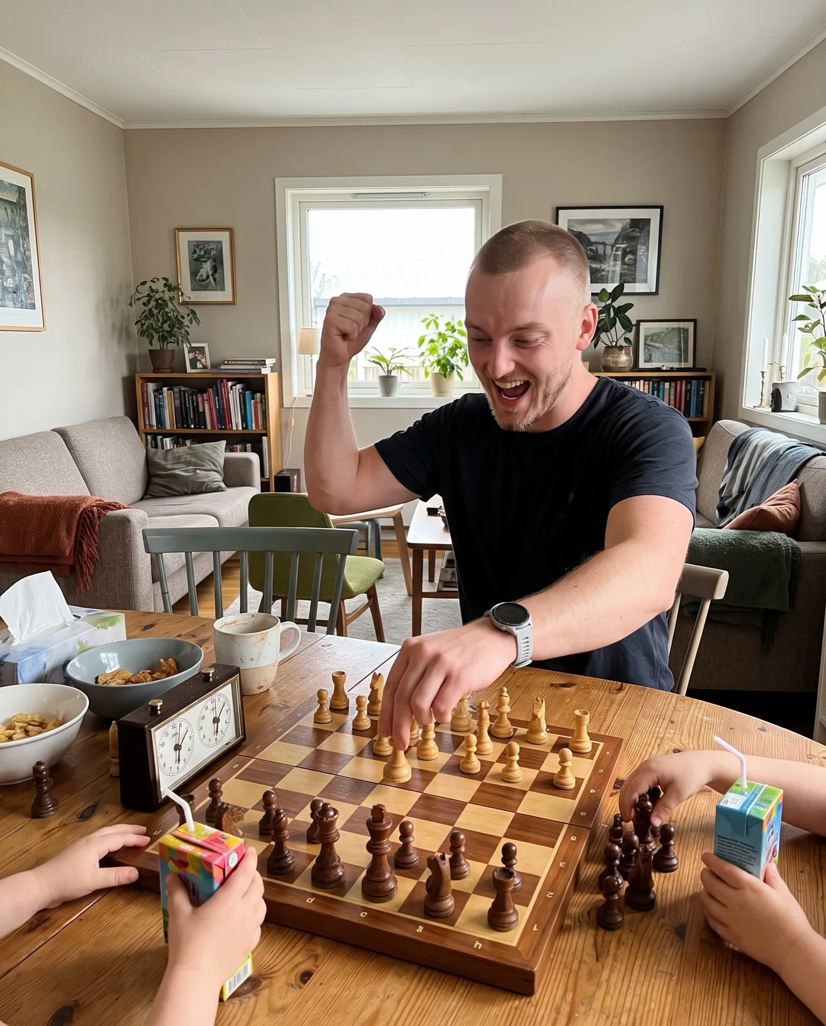 Världens bästa schackspelare säger schack matt