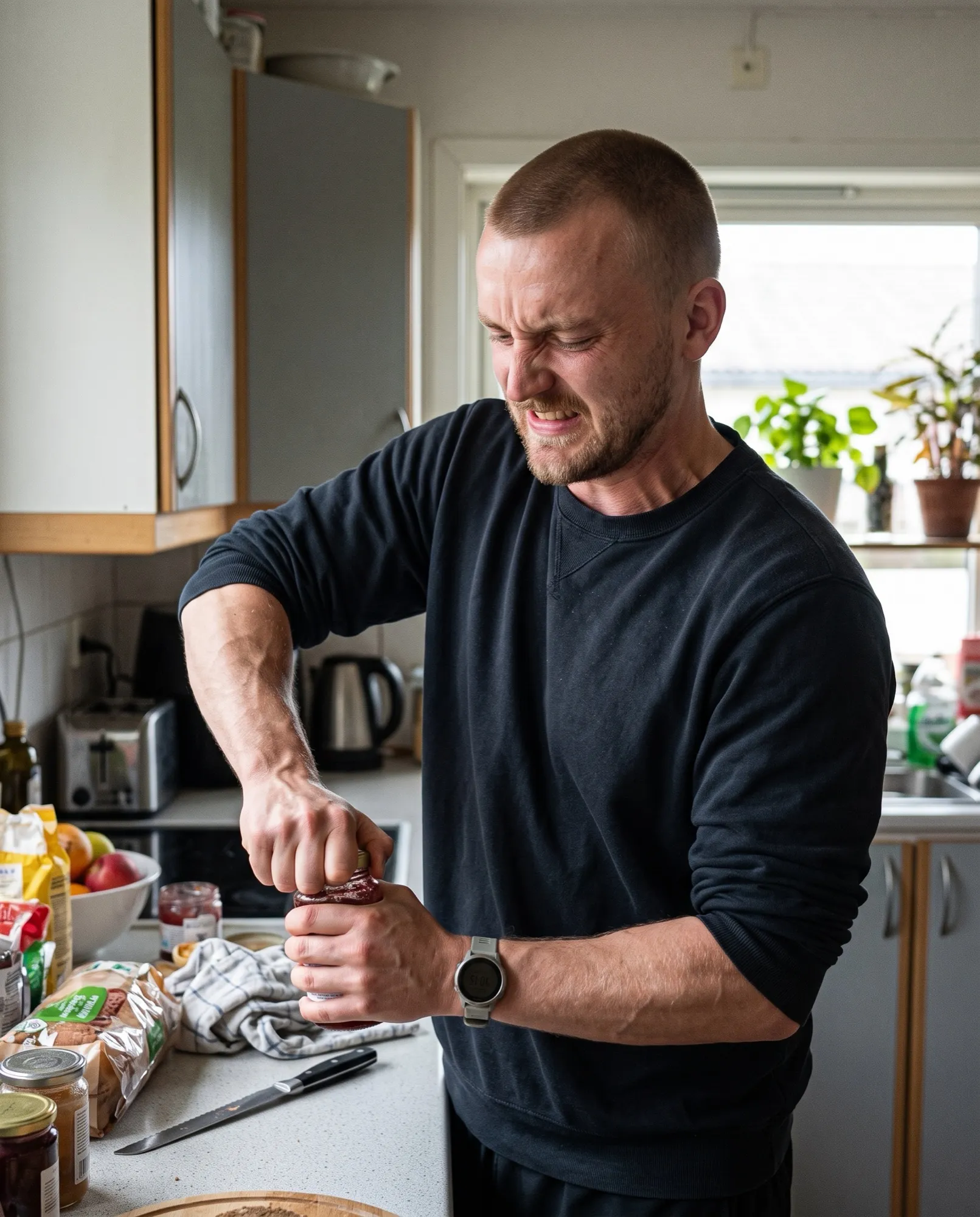 Världens starkaste man öppnar en burk
